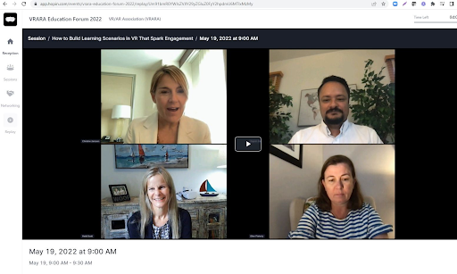 Rajesh Jha, CEO SimInsights, recently participated at the VRARA Education panel discussion